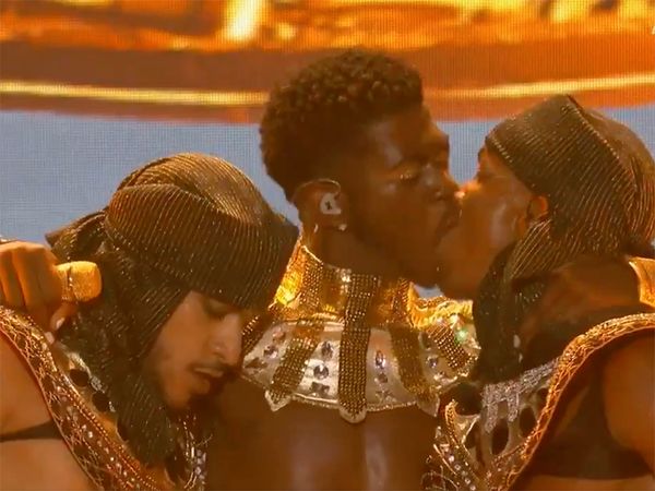 Watch: Lil Nas X Responds After Catching Heat for Sizzling Smooch With Backup Dancer