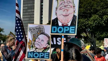 'Hands Off!' Protests Against Trump and Musk are Planned Across the US