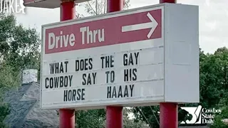 Watch: How a Wyoming Equality Group Laughed Along with a Gay Joke - and Made It Their Own
